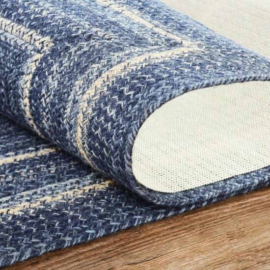 Wholesale π VHC Brands Great Falls Blue Jute Rug/Runner Rect W/ Pad 22x72 - 2' X 6' Runner π - Image 3