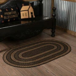 Discount π VHC Brands Farmhouse Jute Rug Oval W/ Pad 36x60 - 3' X 5' Oval π€©