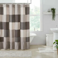 Flash Sale ⌛ VHC Brands Florette Patchwork Shower Curtain 72x72 🥰