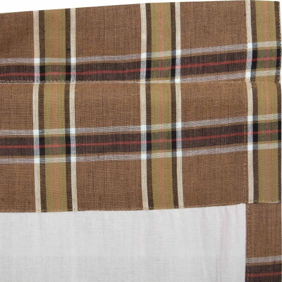 Buy π VHC Brands Tan Rustic Curtains VHC Wyatt Prairie Panel Pair Cotton Plaid - 63x36 π€© - Image 5