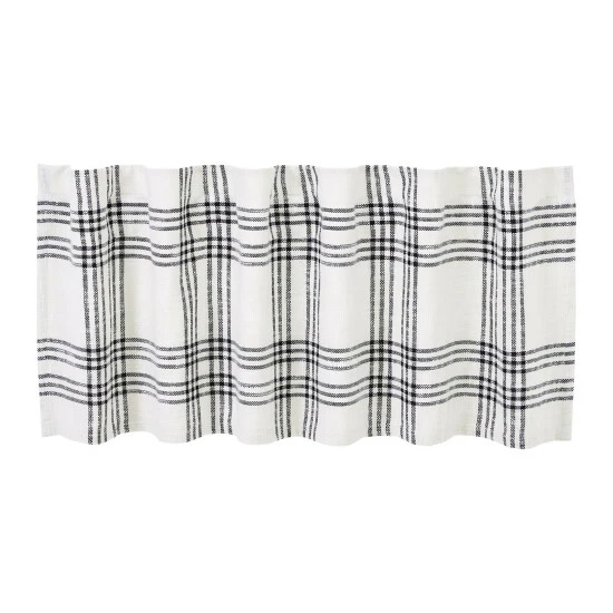 Best Pirce β VHC Brands Black Plaid Valance 19x60 - M π - Image 2