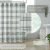 Outlet 🔥 VHC Brands Pine Grove Plaid Shower Curtain 72x72 🥰