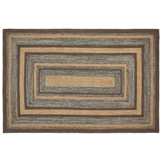 Cheapest π VHC Brands Espresso Jute Rug Rect W/ Pad 60x96 - 5' X 8' Rectangle π - Image 2