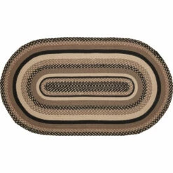 Best Sale π VHC Brands Sawyer Mill Charcoal Jute Rug Oval W/ Pad 27x48 - 27x48 π§¨