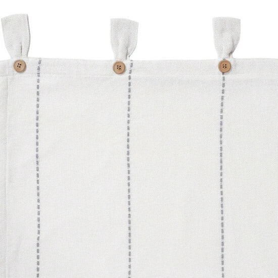 Budget π― VHC Brands Stitched Burlap White Tier Set Of 2 L24xW36 π - Image 3