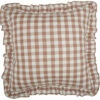 Discount 🤩 VHC Brands Annie Buffalo Portabella Check Fabric Euro Sham 26x26 ⭐