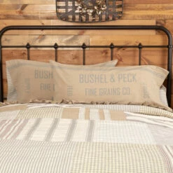 Best deal 🛒 VHC Brands Grace Feed Sack Pillow Case Set 🌟