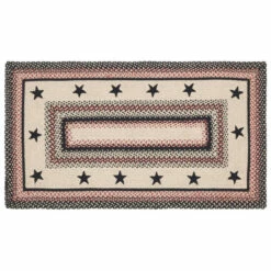 Wholesale π VHC Brands Colonial Star Jute Rug Rect W/ Pad 27x48 - 27" X 48" Rectangle π