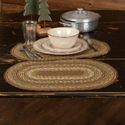 Best Sale π₯ VHC Brands Set Of 6 Tea Cabin Jute Placemats (12 X 18 In.) - Placemat 12x18 π