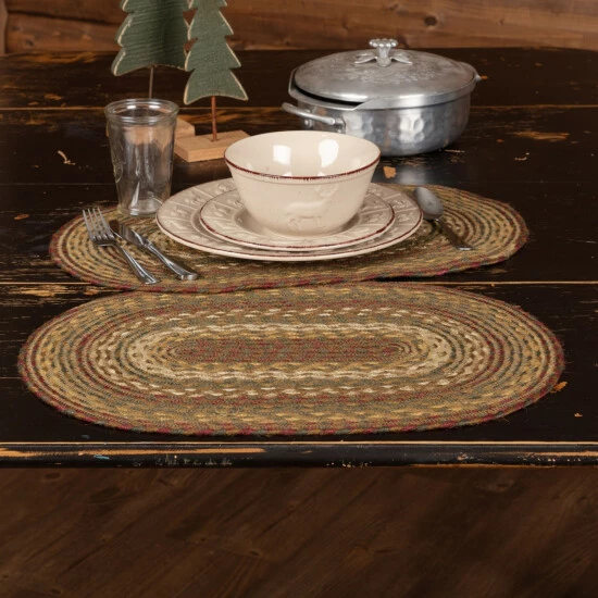 Best Sale π₯ VHC Brands Set Of 6 Tea Cabin Jute Placemats (12 X 18 In.) - Placemat 12x18 π