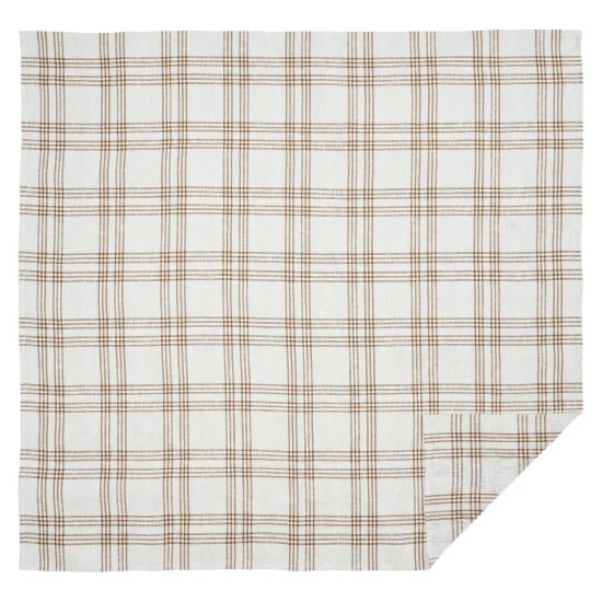 Best deal π VHC Brands Wheat Plaid King Coverlet 97x110 β¨ - Image 2