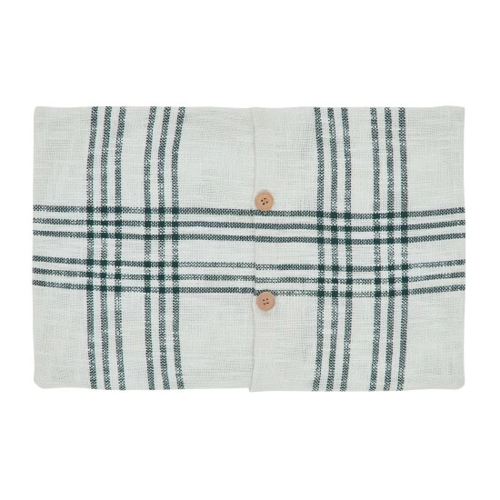 Deals π VHC Brands Pine Grove Plaid Embroidered Trees Pillow Cover 14x22 π - Image 3