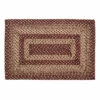 Best reviews of 🤩 VHC Brands Burgundy Tan Jute Rug Rect W/ Pad 20x30 - 20" X 30" Rectangle ✨