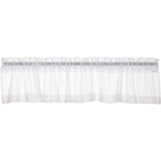 Top 10 π VHC Brands White Ruffled Sheer Valance π - Image 4