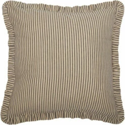 Best reviews of 🛒 VHC Brands Sawyer Mill Charcoal Ticking Stripe Fabric Euro Sham 26x26 😍