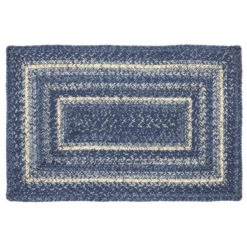 Buy π VHC Brands Great Falls Blue Jute Rug Rect W/ Pad 20x30 π