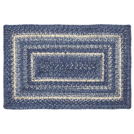 Buy π VHC Brands Great Falls Blue Jute Rug Rect W/ Pad 20x30 π