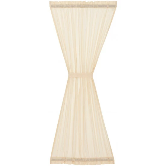 Budget β VHC Brands Tobacco Cloth Fringed Door Panel - Door Panel 72x40 - Door Panel 72x40 Khaki π - Image 5