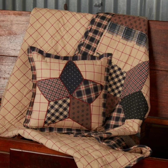 Deals π VHC Brands Bingham Star Patch Pillow 10x10 π§¨