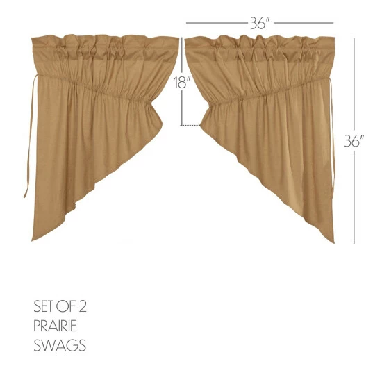 Coupon π VHC Brands Simple Life Flax Prairie Swag Set - Prairie Swag 36x36x18 - Prairie Swag 36x36x18 Khaki β - Image 6