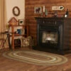 Cheap 🧨 VHC Brands Tea Cabin Jute Rug Oval W/ Pad 60x96 - 5' X 8' Oval 😀