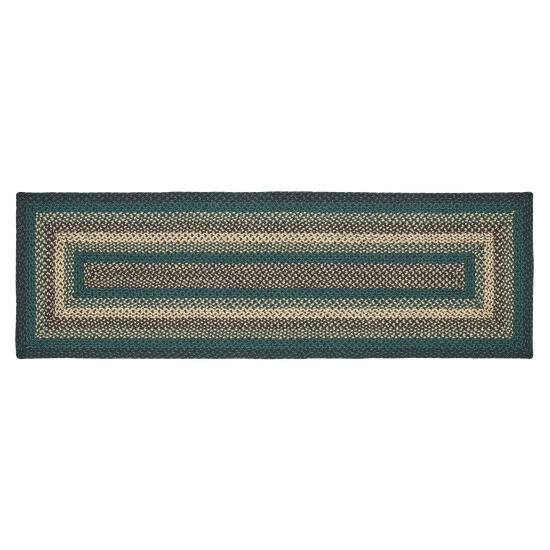 Best Pirce π VHC Brands Pine Grove Jute Rug/Runner Rect W/ Pad 24x78 - 3'6" π - Image 2