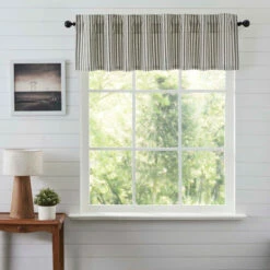 Cheapest 🎉 VHC Brands Ashmont Ticking Stripe Valance 16x72 😉