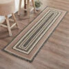 Top 10 🔥 VHC Brands Sawyer Mill Charcoal Creme Jute Rug/Runner Rect W/ Pad 24x78 - 3'6" ⌛