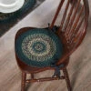 New 🧨 VHC Brands Pine Grove Jute Chair Pad 15 Inch Diameter 🔥