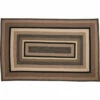 New 🎉 VHC Brands Sawyer Mill Charcoal Jute Rug Rect W/ Pad 60x96 🛒