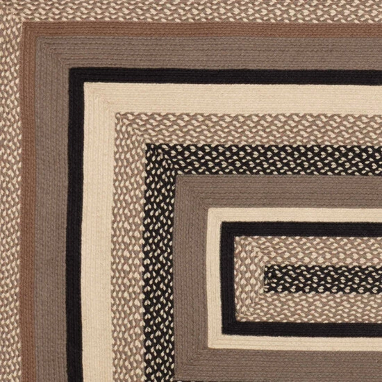 New π VHC Brands Sawyer Mill Charcoal Jute Rug Rect W/ Pad 60x96 π - Image 3