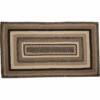 Hot Sale 💯 VHC Brands Sawyer Mill Charcoal Jute Rug Rect W/ Pad 27x48 🌟