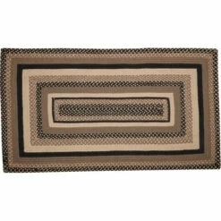 Hot Sale 💯 VHC Brands Sawyer Mill Charcoal Jute Rug Rect W/ Pad 27x48 🌟