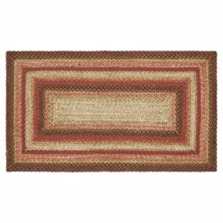 Cheapest ⌛ VHC Brands Ginger Spice Jute Rug Rect W/ Pad 27x48 😍