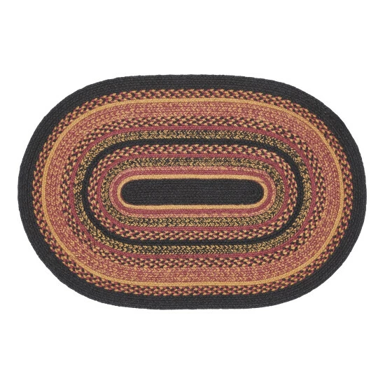 Buy π― VHC Brands Heritage Farms Jute Rug Oval W/ Pad 24x36 - 3'6" β - Image 2