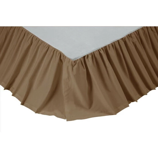 Budget π₯° VHC Brands Primitive Bedding VHC Solid Color Bed π Skirts Gathered Cotton π₯ - Image 2