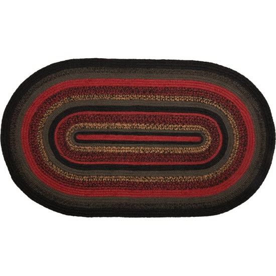 Outlet π VHC Brands Cumberland Jute Rug Oval W/ Pad 27x48 - 27" X 48" Oval π
