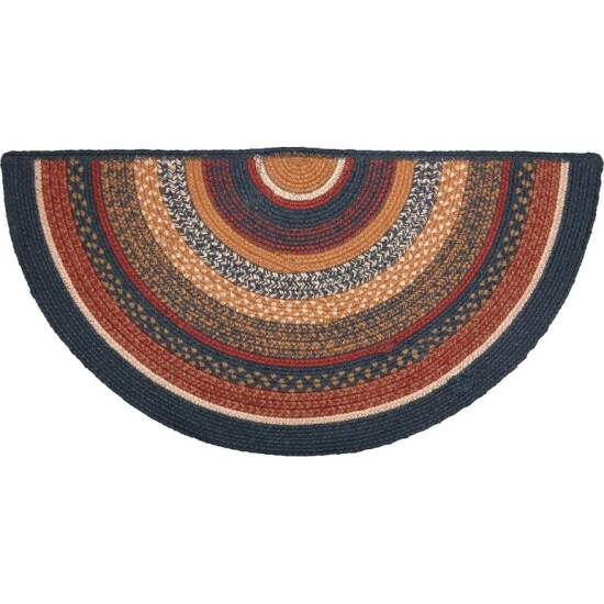 Flash Sale β€οΈ VHC Brands Stratton Jute Rug Half Circle W/ Pad 16.5x33 - 16.5" X 33" π₯° - Image 3