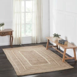 Top 10 β€οΈ VHC Brands Natural & Creme Jute Rug Rect W/ Pad 60x96 - 3'6" π₯