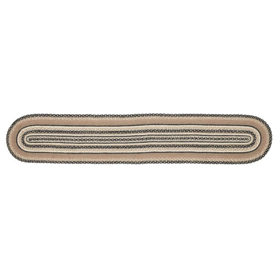 Promo π₯ VHC Brands Sawyer Mill Charcoal Creme Jute Oval Runner 13x72 π₯° - Image 2