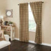 Best reviews of 🔔 VHC Brands Cider Mill Plaid Panel Set Of 2 84x40 🎉