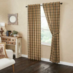 Best reviews of π VHC Brands Cider Mill Plaid Panel Set Of 2 84x40 π
