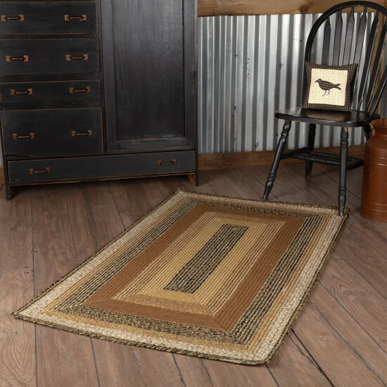 Budget βοΈ VHC Brands Kettle Grove Jute Rug Rect W/ Pad 36x60 - 3' X 5' Rectangle π