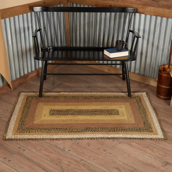 Budget βοΈ VHC Brands Kettle Grove Jute Rug Rect W/ Pad 36x60 - 3' X 5' Rectangle π - Image 2