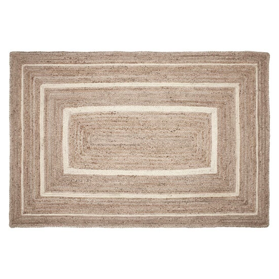 Buy π VHC Brands Natural & Creme Jute Rug Rect W/ Pad 48x72 Farmhouse - 3'6" π - Image 2