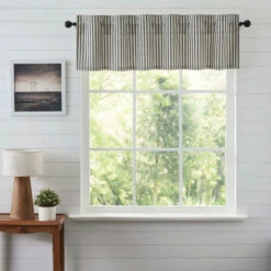 Cheap 🥰 VHC Brands Ashmont Ticking Stripe Valance 16x60 😍