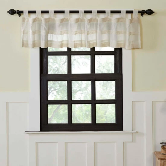 Buy π€© VHC Brands Quinn Tab Top Valance Creme β