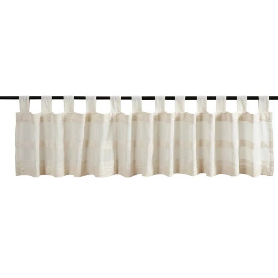 Buy π€© VHC Brands Quinn Tab Top Valance Creme β - Image 2