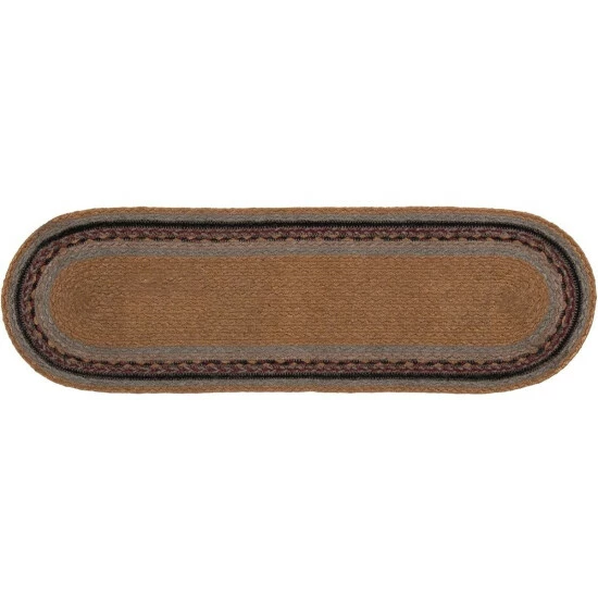 Outlet π VHC Brands Heritage Farms Sheep Oval Jute Stair Tread - 8.5X27 π - Image 2