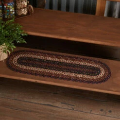 Wholesale ❤️ VHC Brands Beckham Jute Stair Tread Oval Latex 8.5x27 👏
